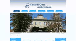 Desktop Screenshot of ambrosianacdc.it